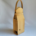 Mohave // Leather Wine Carrier // Natural