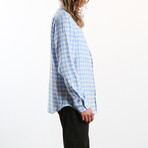 Aetna Long Sleeve Button Up // Atlantic Gingham (S)