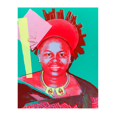 Andy Warhol // Reigning Queens: Queen Ntombi Twala of Swaziland // 1985