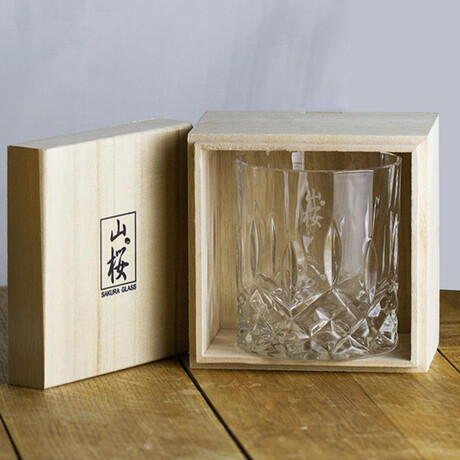 Sakura // Japanese Whiskey Glass // Set of 2
