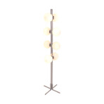 Bezar 64" 8-Light Floor Lamp // Chrome