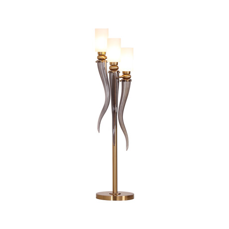 Selay 34" Hand-Blown Glass Table Lamp