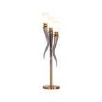 Selay 34" Hand-Blown Glass Table Lamp