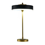 Calagro 26" Resin Table Lamp // Black