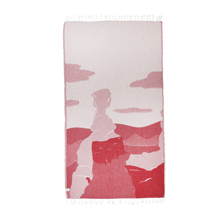 Arizona Sky Multiuse Beach Towel // Red