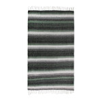 Mexican Stripe Beach Blanket // Green