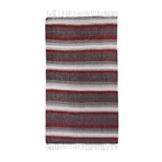 Mexican Stripe Beach Blanket // Red