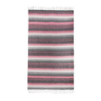 Mexican Stripe Beach Blanket // Pink