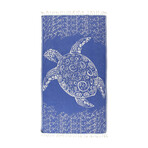Caretta Caretta Multiuse Beach Towel // Blue