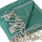 Bison Mountain Multiuse Beach Towel // Green