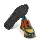 Men's Patina Sneakers // Green + Brown (US: 11)