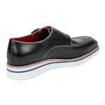 Men's Smart Casual Monkstrap Shoes // Black  (US: 10.5)