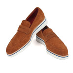 Men's Smart Casual Penny Loafers // Camel  (US: 10.5)