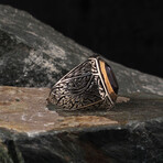 Amethyst Gemstone Ring (Ring Size: 6)
