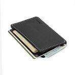 R1S1 Mini 1-Pocket 2-Slot Wallet // Black
