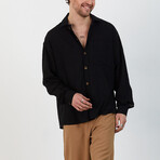 Cedric Oversize Shirt // Black (XL)