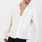 Frank Oversize Shirt // White (M)