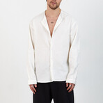 Frank Oversize Shirt // White (L)