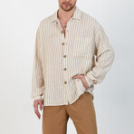 Emmeric Oversize Shirt // Brown (L)