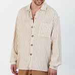 Emmeric Oversize Shirt // Brown (S)
