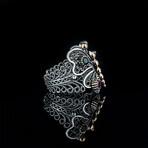 Butterfly Filigree Ring // Silver (7.5)