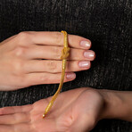 Infinity Knot Bracelet Gold Vermeil Silver // Gold