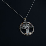 Unique Tree of Life Necklace  // Silver