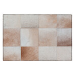 Laredo Taupe Faux Hide Patchwork (10' x 14' Area Rug)