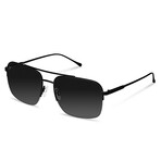 The Marshall Sunglasses // Matte Black Frame + Black Lens