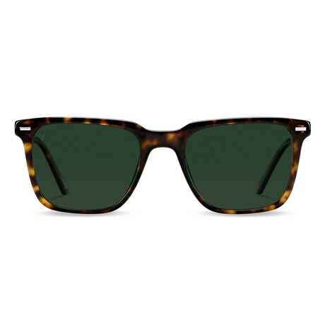 The Cooper Sunglasses // Brindle Tortoise Frame + Black Lens