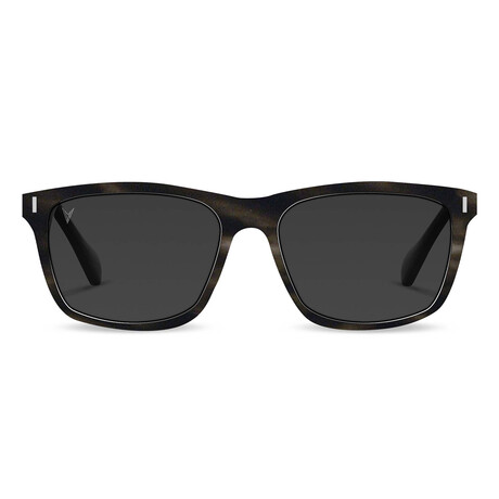 The Presley Sunglasses // Smoke Horn Frame + Black Lens