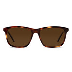 The Presley Sunglasses // Rye Tortoise Frame + Brown Lens
