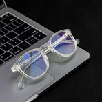 The District Blue Light Glasses // Clear Frame + Clear Lens
