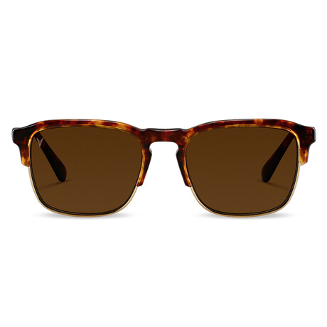 The Villa Sunglasses // Whiskey Tortoise + Gold Frame + Brown Lens