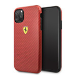 iPhone Hard Case // Carbon Effect // Red (iPhone 11 Pro)