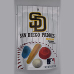 San Diego Padres Candy Pack (10ct Gummies + 10ct Sour Gumballs)