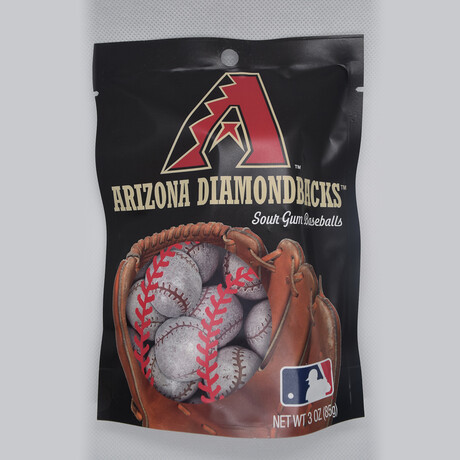Arizona Diamondbacks Candy Pack (10ct Gummies + 10ct Sour Gumballs)