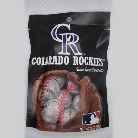 Colorado Rockies Candy Pack (10ct Gummies + 10ct Sour Gumballs)