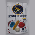 Milwaukee Brewers Candy Pack (10ct Gummies + 10ct Sour Gumballs)