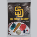 San Diego Padres Candy Pack (10ct Gummies + 10ct Sour Gumballs)