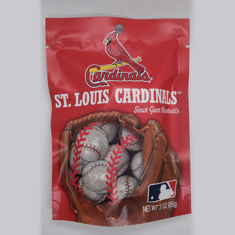 St. Louis Cardinals Candy Pack (10ct Gummies + 10ct Sour Gumballs)