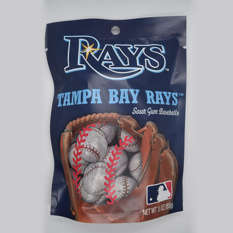 Tampa Bay Rays Candy Pack (10ct Gummies + 10ct Sour Gumballs)