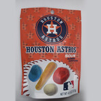 Houston Astros Candy Pack (10ct Gummies + 10ct Sour Gumballs)