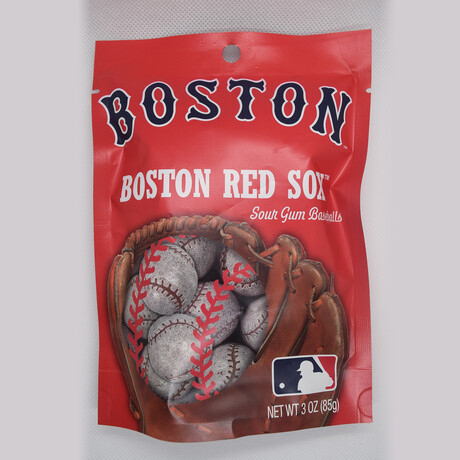 Boston Red Sox Candy Pack (10ct Gummies + 10ct Sour Gumballs)