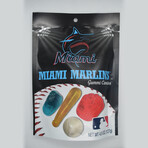 Miami Marlins Candy Pack (10ct Gummies + 10ct Sour Gumballs)