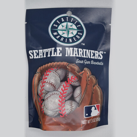 Seattle Mariners Candy Pack (10ct Gummies + 10ct Sour Gumballs)