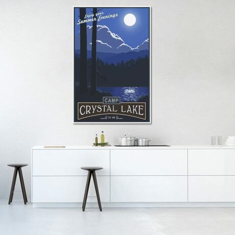 Camp Crystal Lake by Steve Thomas (26"H x 18"W x 0.75"D)
