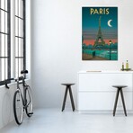 Paris Moonlight by IdeaStorm Studios (26"H x 18"W x 0.75"D)
