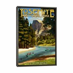 Yosemite National Park (Merced River) by Lantern Press (26"H x 18"W x 0.75"D)