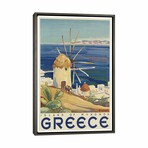 Greece: Island Of Mykonos by Unknown Artist (26"H x 18"W x 0.75"D)